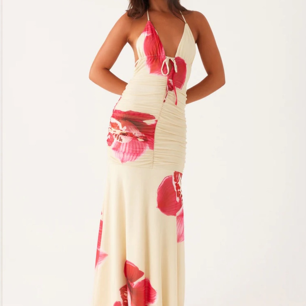Peppermayo Hollywood Maxi Dress- Orchid Yellow - Picture 3 of 12